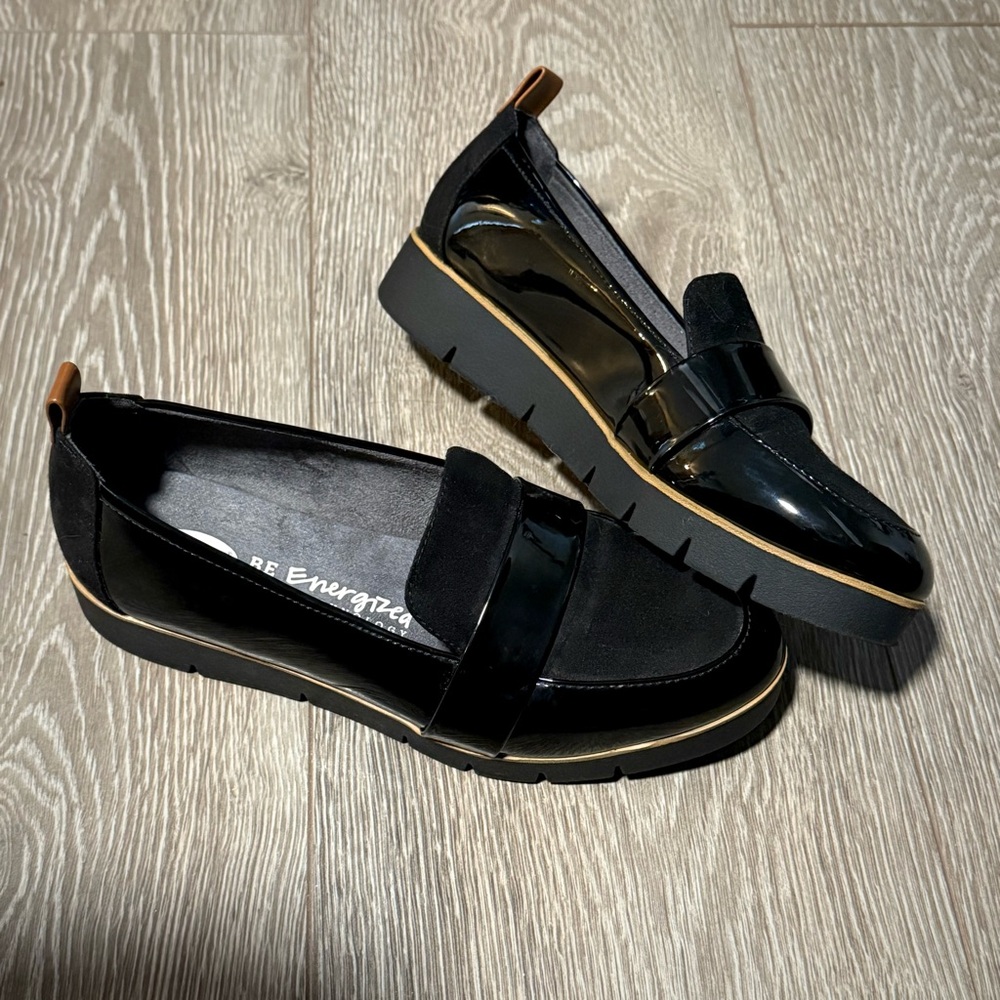 Dr. Scholl's Black Patent Loafers